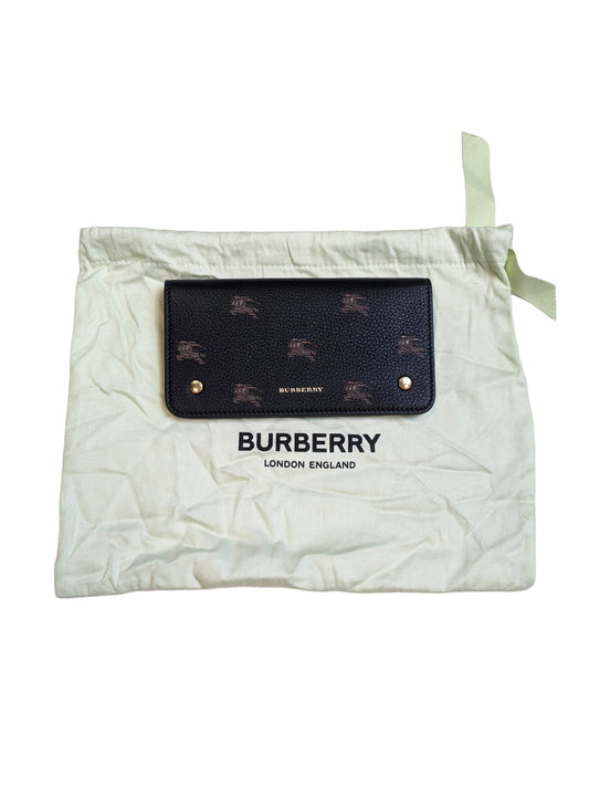 Burberry Wallet purse horse 3D logo