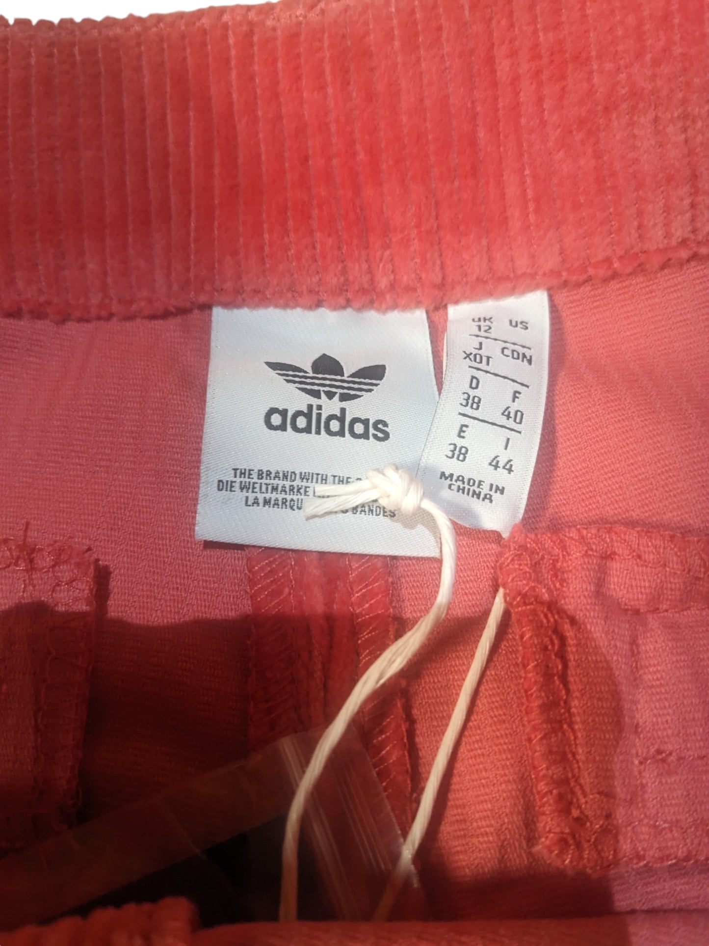 Adidas Pink Corduroy Trousers